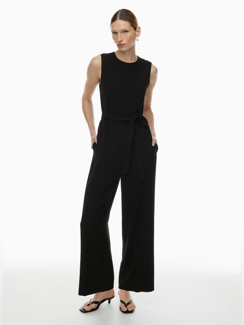 Aritzia Babaton Office Jumpsuit - Black - Small